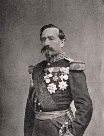 Charles Denis Bourbaki, soldado y general francés, 1868 de Unbekannt