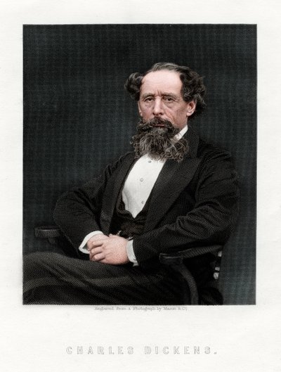 Charles Dickens, novelista y periodista inglés, 1876 de Unbekannt