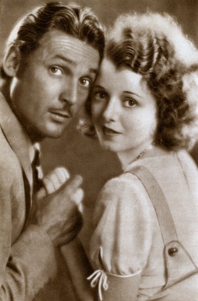 Charles Farrell y Janet Gaynor, actores estadounidenses, 1933 de Unbekannt