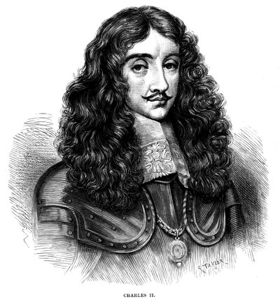 Carlos II, Rey de Gran Bretaña e Irlanda 1660-1685, c1880 de Unbekannt