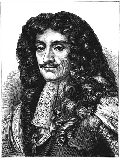Carlos II, Rey de Gran Bretaña e Irlanda 1660-1685, c1880 de Unbekannt