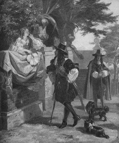 Carlos II y Nell Gwynn, siglo XVII 1905 de Unbekannt