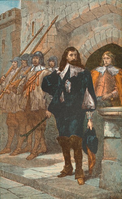 Carlos I, camino al cadalso, 1649 de Unbekannt