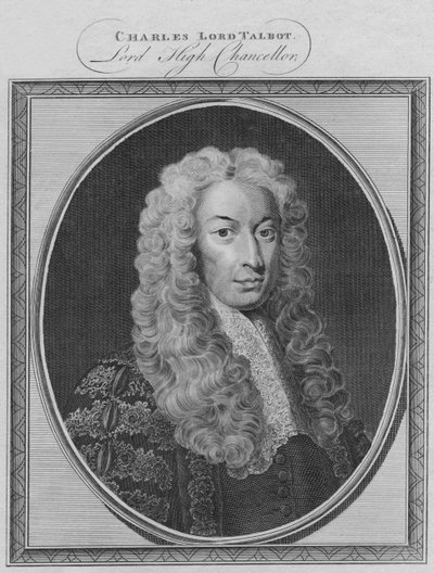 Charles Lord Talbot, Lord Alto Canciller, 1786 de Unbekannt