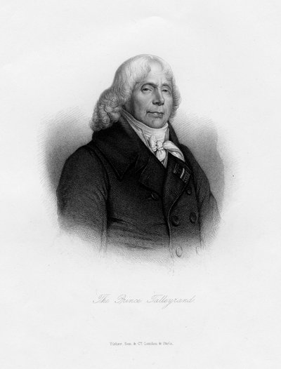 Charles Maurice de Talleyrand-Perigord, diplomático francés, siglo XIX de Unbekannt