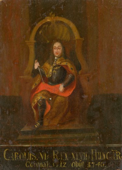 Carlos VI 1685-1740, Rey de Hungría y Croacia, primera mitad del siglo XVIII de Unbekannt
