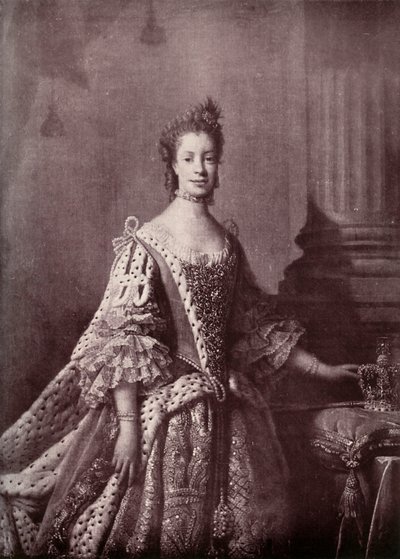 Carlota Sofía de Mecklenburg-Strelitz, reina consorte de Jorge III, 1761-1762, 1919 de Unbekannt