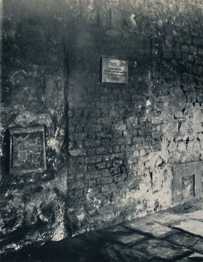 Cartuja. Puerta de comida y entrada de la celda de un monje, en el claustro, 1925 de Unbekannt