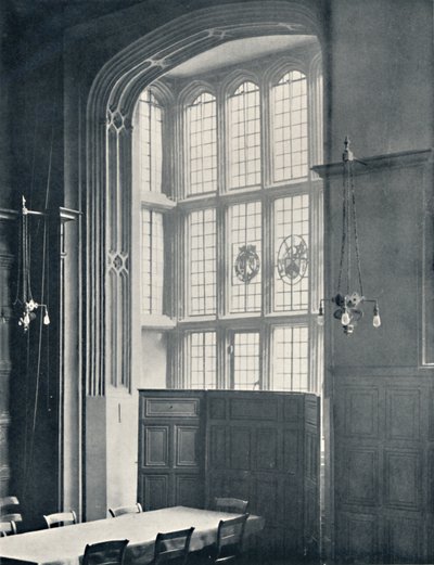 Charterhouse. Interior de la bahía en el comedor, 1925 de Unbekannt