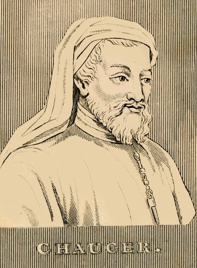 Chaucer, 1343-1400, 1830 de Unbekannt