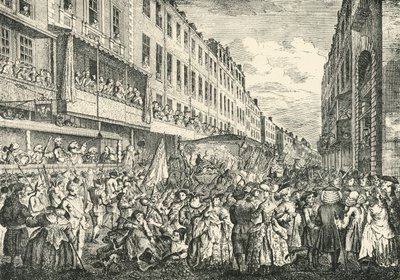 Cheapside en el Día del Alcalde, 1761, 1925 de Unbekannt