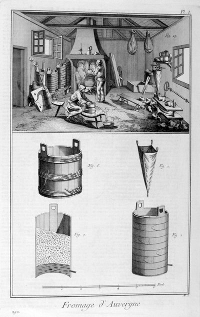 Queso de Auvernia, 1751-1777 de Unbekannt