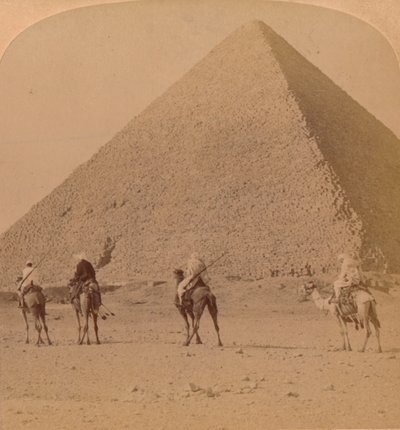 Keops, la mayor de las pirámides, Egipto, 1896 de Unbekannt