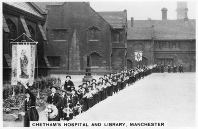 Hospital y Biblioteca de Chetham, Manchester, 1937 de Unbekannt