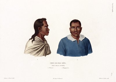 Jefes de la isla de Tahití de Unbekannt