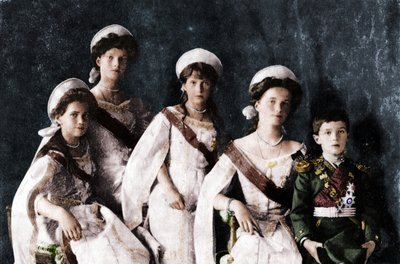 Hijos del Zar Nicolás II de Rusia, c1910 de Unbekannt