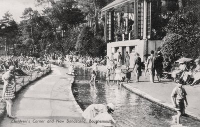 Rincón infantil y nuevo quiosco de música, Bournemouth, Dorset, c1920s de Unbekannt