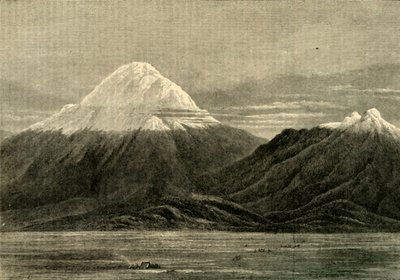 Chimborazo y Carihuairazo, desde la dirección de Riobamba, 1881 de Unbekannt