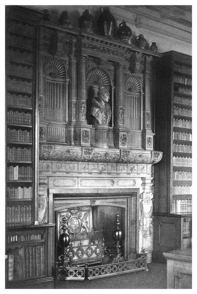 Chimenea de la Biblioteca en el Castillo de Windsor, 1896 de Unbekannt