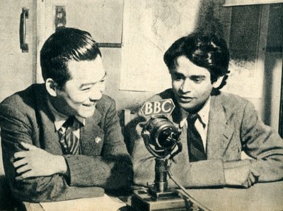 China se encuentra con Ceilán en Londres - Hsiao Chien y J. M. Tambimuttu, 1942 de Unbekannt