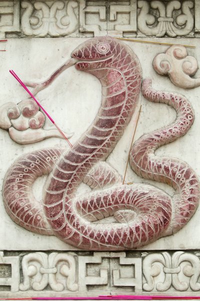 Signo astrológico chino. Templo de la Nube Blanca, Pekín, China de Unbekannt