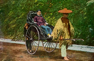 Rickshaw chino, siglo XX de Unbekannt