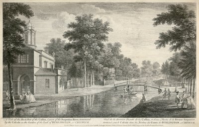 Chiswick House, Hounslow, Londres, 1750 de Unbekannt