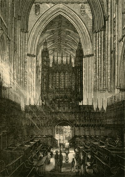 Coro de la Catedral de York, 1898 de Unbekannt