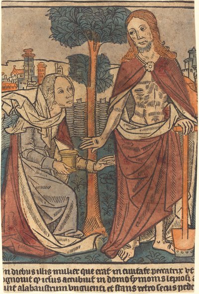 Cristo apareciendo a María Magdalena, c. 1500 de Unbekannt