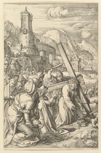 Cristo llevando la Cruz, de La Pasión de Cristo de Unbekannt
