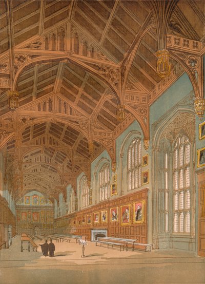 Salón de la Iglesia de Cristo, Oxford, c1845, 1864 de Unbekannt