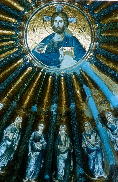 Cristo Pantocrátor, c1310-c1320 de Unbekannt