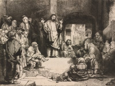 Cristo predicando La petite Tombe, ca. 1652 de Unbekannt