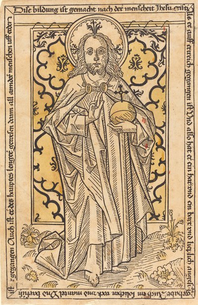 Cristo como Salvator Mundi, c. 1470 de Unbekannt
