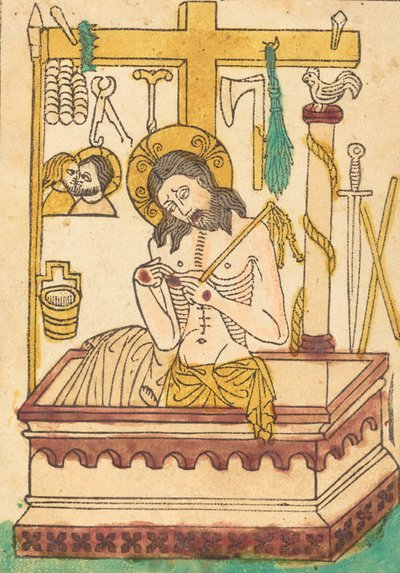 Cristo como el hombre de dolores, 1430-1440 de Unbekannt