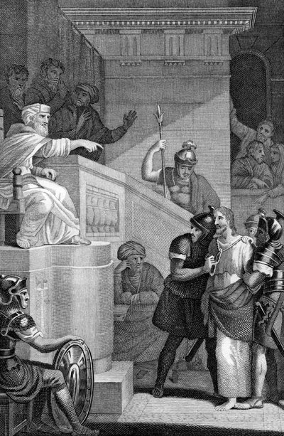 Cristo ante Caifás, 1814 de Unbekannt