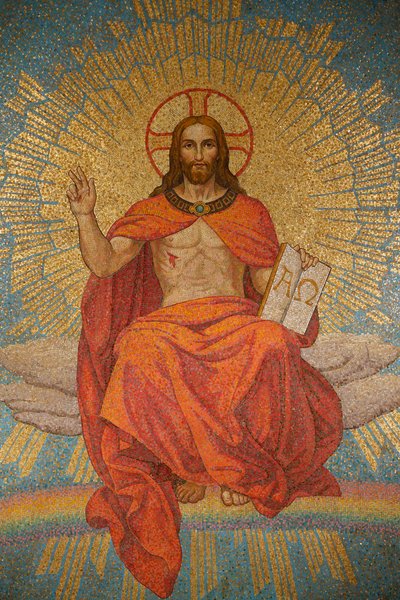 Cristo en Majestad - Iglesia de San Alfonso de Ligorio, Roma, Italia de Unbekannt