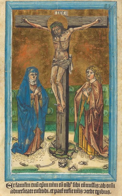 Cristo en la Cruz, 1485 de Unbekannt