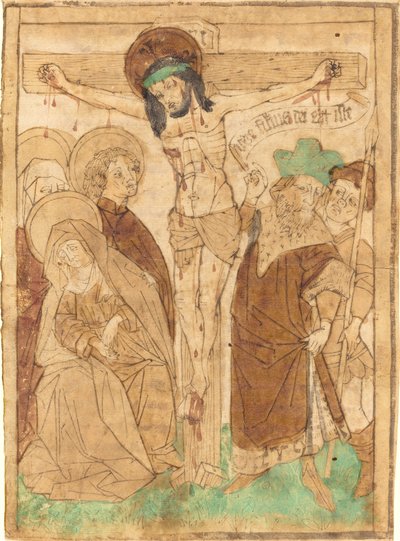 Cristo en la cruz, c. 1450-1460 de Unbekannt