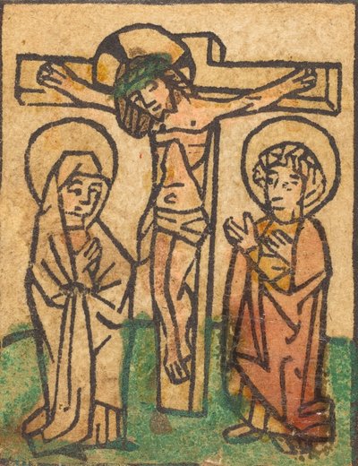 Cristo en la Cruz, c. 1450 de Unbekannt