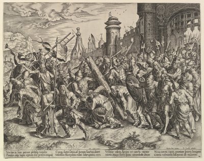 Cristo en el Camino al Calvario, ca. 1560 de Unbekannt