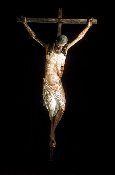 Cristo en la cruz, crucifijo, siglo XIV de Unbekannt