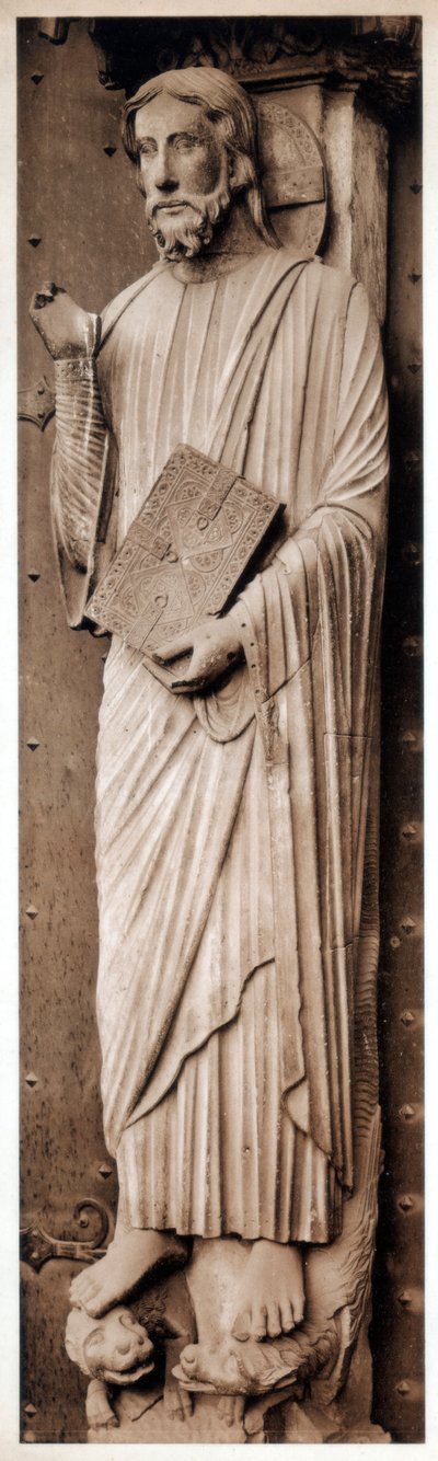 Cristo enseñando, Catedral de Chartres, Francia, siglo XIII de Unbekannt