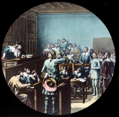 Cristiano y Fiel en juicio, c1910 de Unbekannt