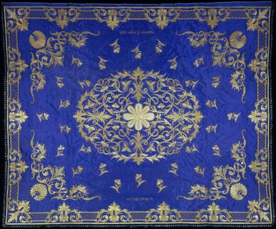 Chuppah Canopy de matrimonio, 1867-1868 de Unbekannt