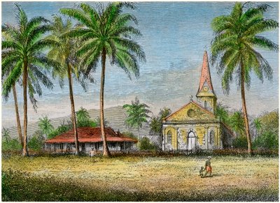 Iglesia, Samoa, c. 1875 de Unbekannt