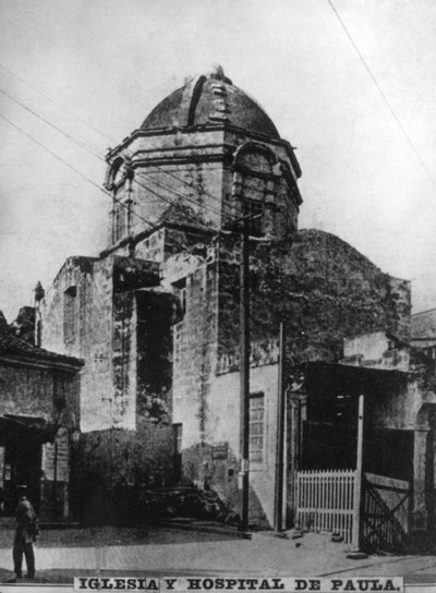 Iglesia y Hospital Paula, 1664, años 1920 de Unbekannt
