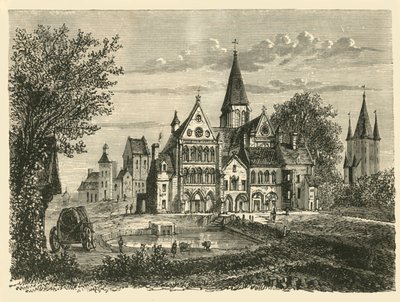 Iglesia y Torre del Templo, París, 1890 de Unbekannt