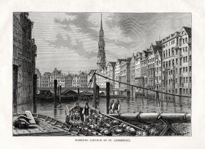 Iglesia de Santa Catalina, Hamburgo, Alemania, 1879 de Unbekannt
