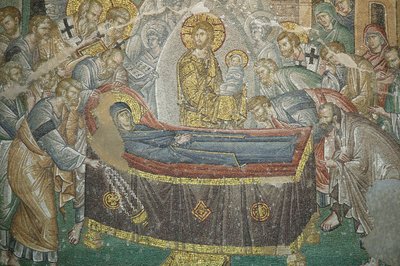 Iglesia de San Salvador de Chora. La Dormición de la Virgen, Estambul, Turquía de Unbekannt